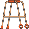 Illustration of a walker